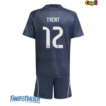 Real Madrid Alexander-Arnold #12 Echipament de Fotbal Replică 2025-26 Copii Deplasare (+ Șorturi)